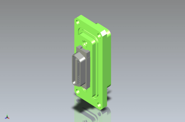 green Male Connector