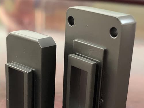 custom molded metal hardware.